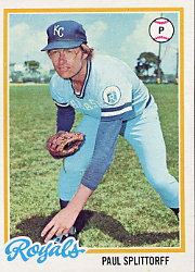 1978 Topps Baseball Cards      638     Paul Splittorff